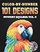 Color-By-Number - 101 Designs: Mystery Squares - Vol. 2: A Relaxing Pixel Mosaic Adventure for Adults and Teens with Hidden Illustrations of World ... Cozy Moments, and Timeless Everyday Scenes