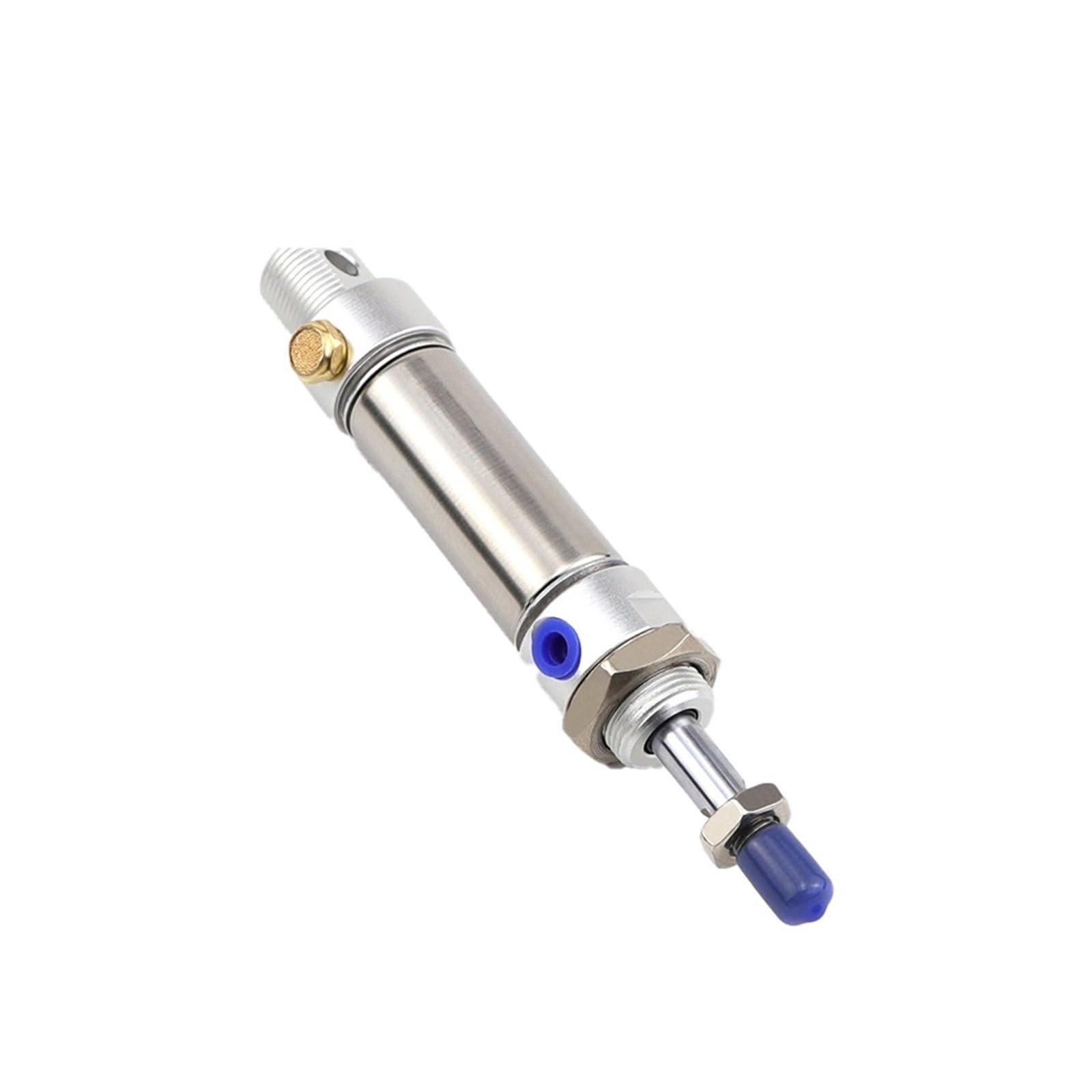 Vérin pneumatique à simple effet en acier inoxydable MTA, alésage 16, 20, 25, 32, 40, 50, 63 mm, course 25-300 mm, vérin rond, actionneur pneumatique(Stroke 100mm-SCA,MTA20)