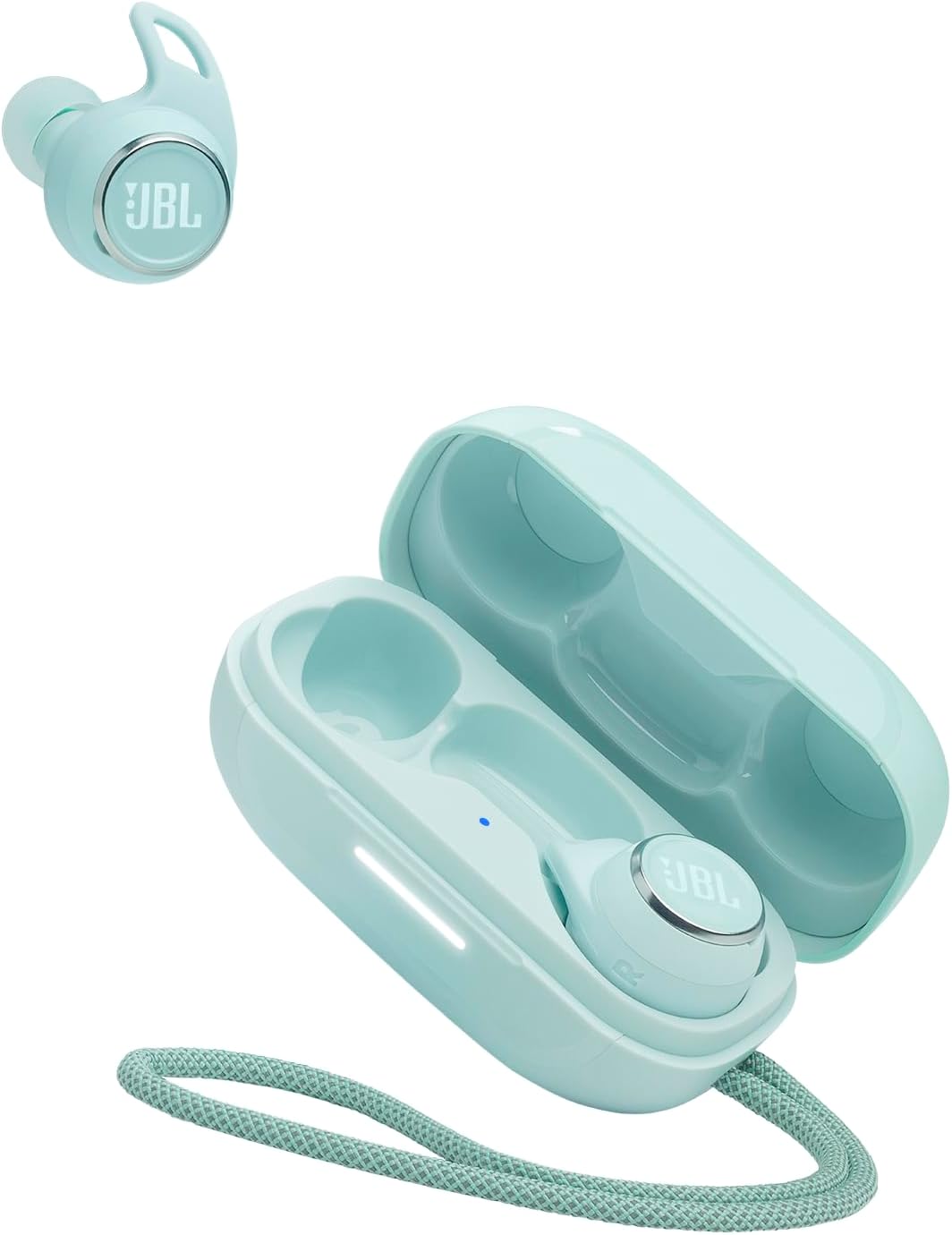 JBL Refect Aero - True Wireless Noise Cancelling Active Earbuds, 6 mics for Perfect Calls with VoiceAware, Extreme dustproof & Waterproof (Mint) (Renewed)