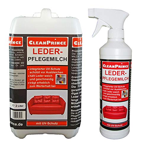 Leder-Pflegemilch 2,5 Liter | Lederbalsam Lederpflegemilch Ledermilch Lotion Leder Auto Ledermöbel