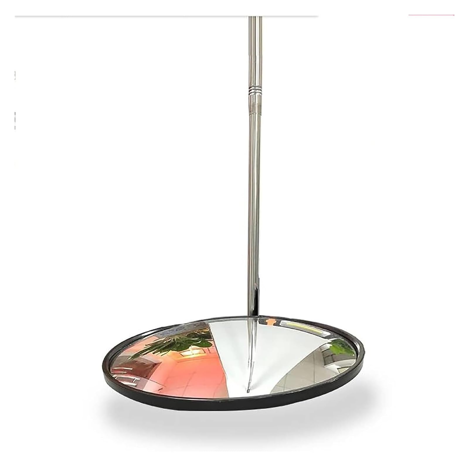 Specchi di Ispezione, Specchietto Telescopico, Specchio Convesso telescopico, riflettore Multifunzionale con luci LED e Ruote girevoli