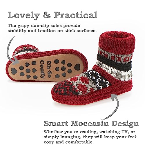 Warm Slipper Socks for Women, Winter Fuzzy House Shoes Indoor, Cozy Christmas Gifts Unique2