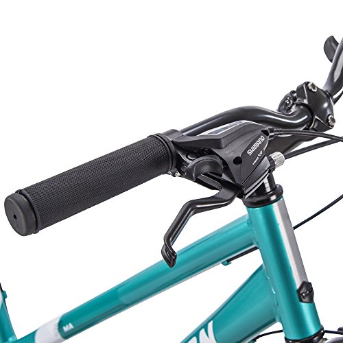 Royce Union 27.5\" RMA Womens 21-Speed All-Terrain Mountain Bike, 17\" Aluminum Frame, Trigger Shift, Metallic Teal - Thumbnail 7