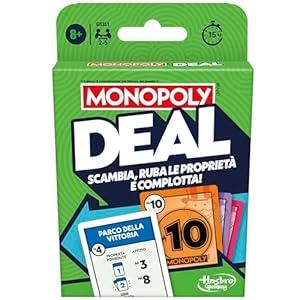 Monopoly Deal Card Game – Italian Version