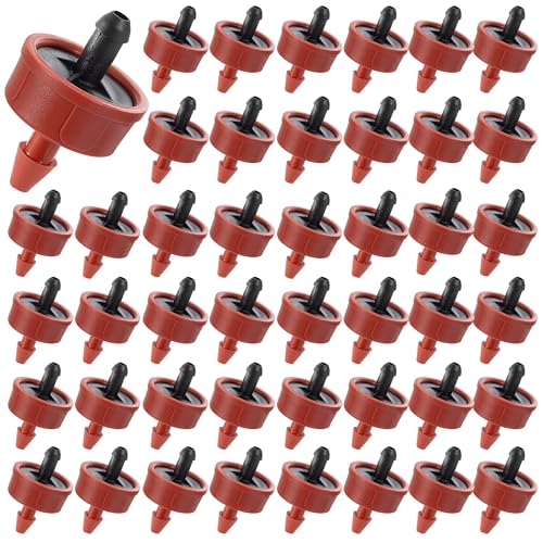 Lot de 60 goutteurs à compensation de pression 4 L/H - Débit constant - Pour tuyau de 1/4
