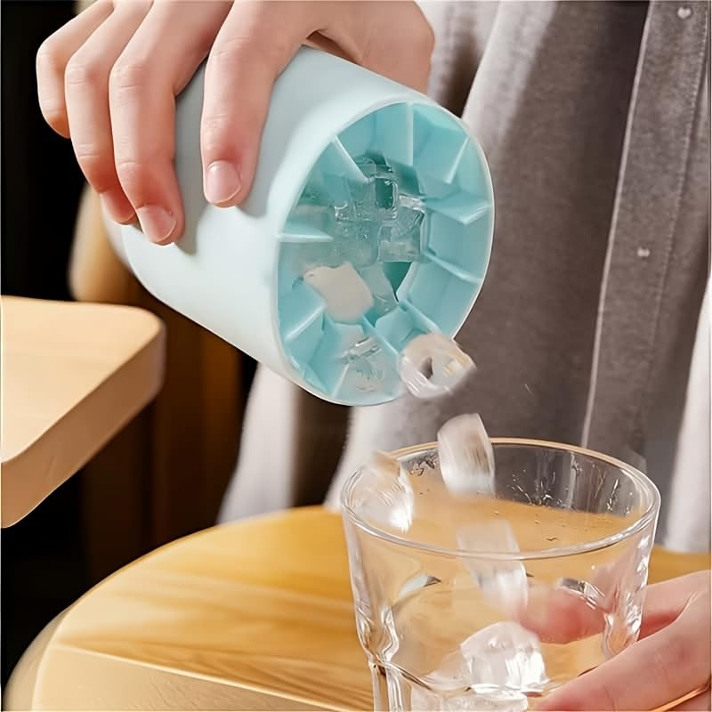 Molde de silicona para cubos de hielo rápido y durable miniatura 3
