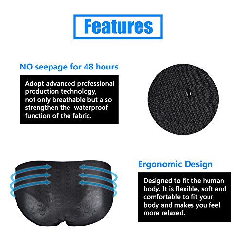 VGEBY Swimming Briefs, Male Men Waterproof Swim Underwear Boardshorts Swimming Competition Wear Trunks Briefs Shorts Pants3