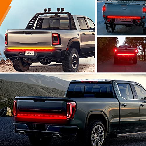 Triple Row 378 Led Truck Bed Brake Tailgate Light Strip Bar 48'' Turn Signals Strip Driving Reversing Double Flash Light For Pickup Trailer Suv Rv Van #TOP6