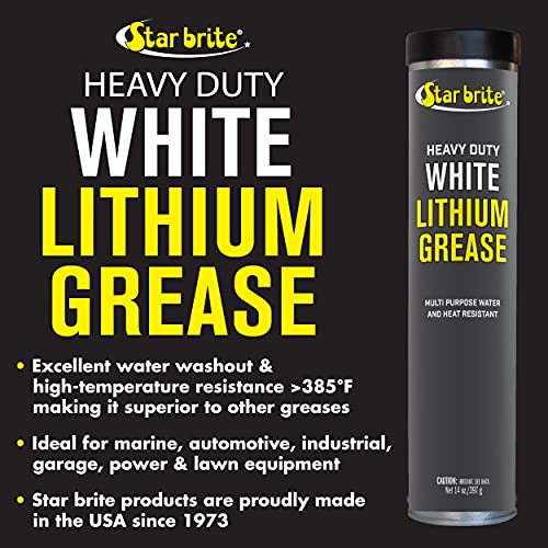 Star Brite White Lithium Grease 14 Oz Cartridge (026214) #TOP26