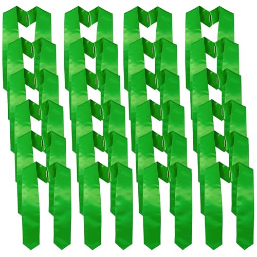 Image of GraduationMall 24 Pieces 72 Inch Plain Graduation Stole Bulk Sublimation Blank Honor Graduation Sash Unisex Adult