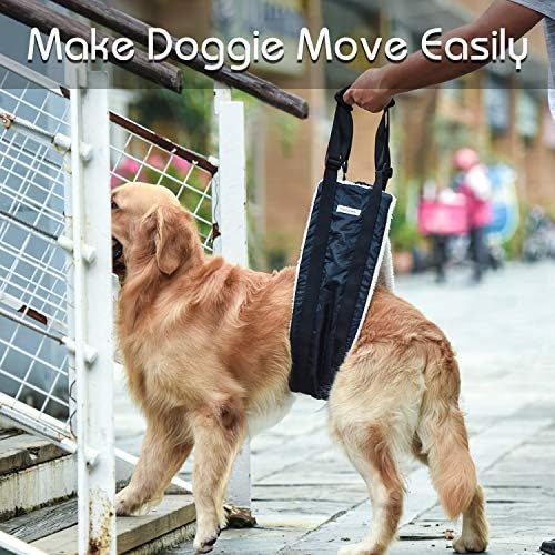 Dog Lift Harness for Back Legs, Petslucent Dog Sling for Large Dogs