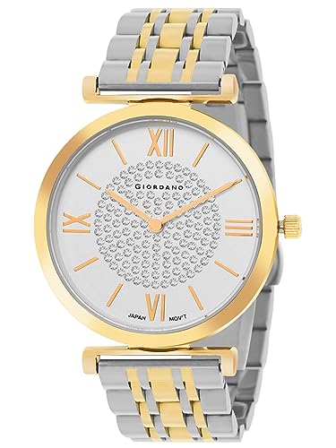 Giordano-Analog-Stylish-Watch-for-Women-Water-Resistant-Fashion-Watch-Round-Shape-with-2-Hand-Mechanism-Wrist-Watch-for-Girls-Ladies-to-Compliment-Your-LookIdeal-Gift-for-Female-GZ-60063