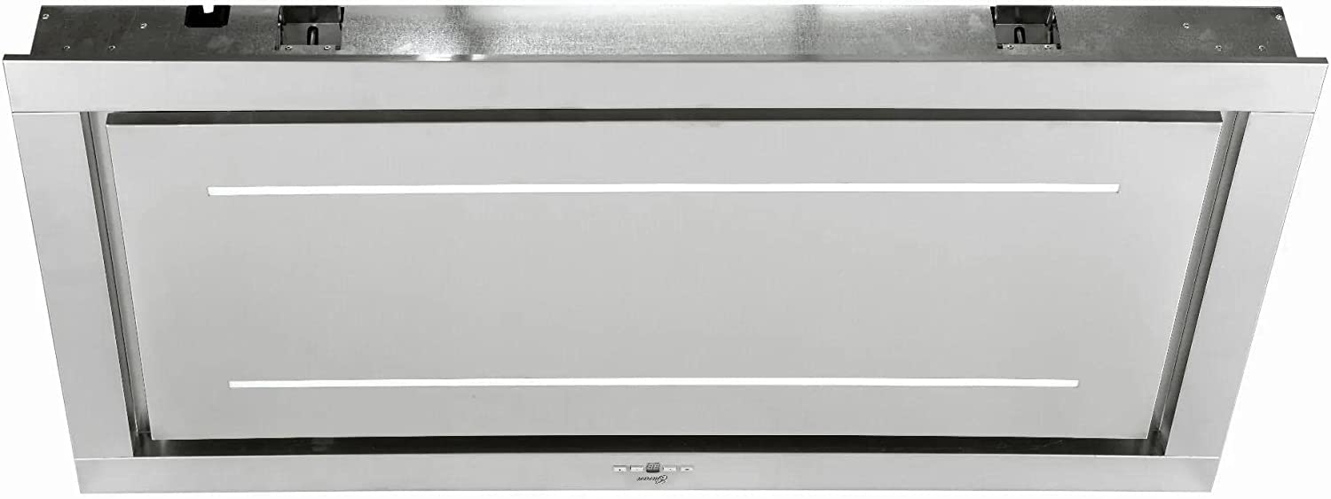 Gurari GCH 332 Inox 90 - Cappa a soffitto 90 cm 1000m³/ h Acciaio inossidabile, telecomando