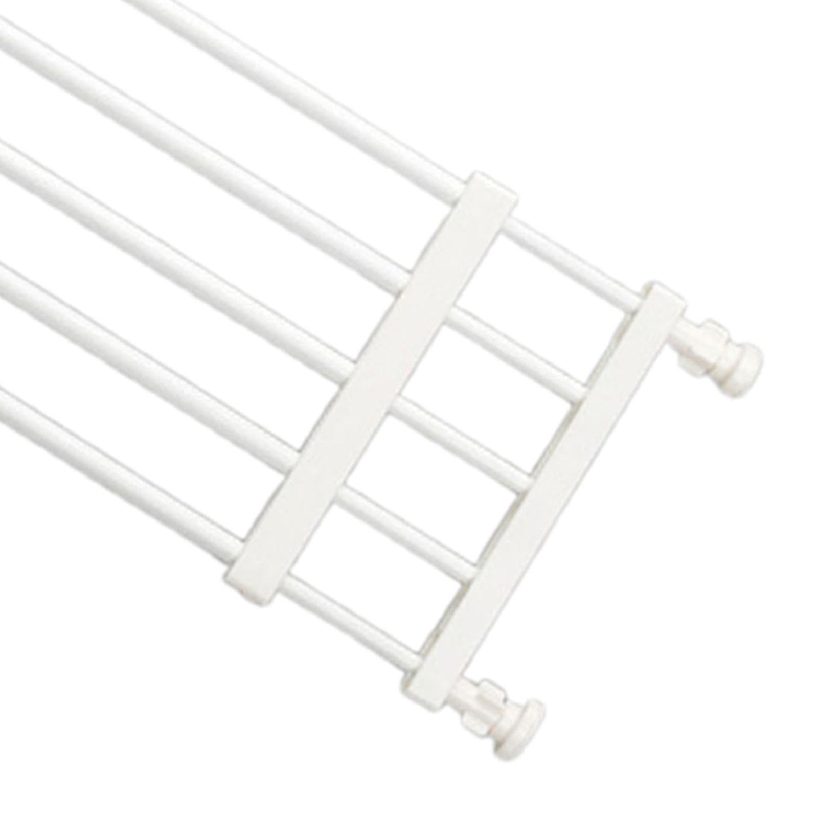Puerta Expandible para Mascotas con Instalación Rápida Protector de Presión para Perros Valla Baja Retráctil Barrera de para Pasillos Y Esca, White M