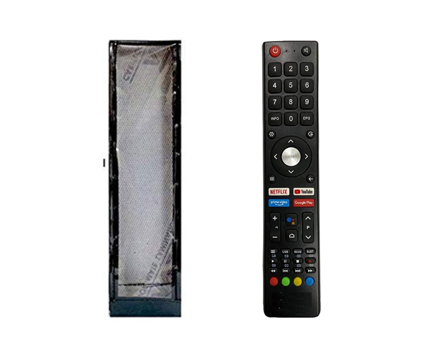 LUNAGARIYA®, Protective Cover for BPL LED TV Remote Control, PU Leather Cover Holder ..(Before Placing Order Compare The Dimensions of Product)
