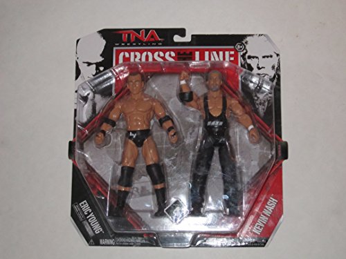 TNA Wrestling Cross the Line Series 4 Action Figure 2Pack Eric Young Kevin Nash