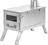 POMOLY GT Max Ultra Lightweight Fast Fold Titanium Wood Stove Camping Tent Stove