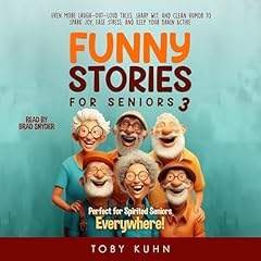 Diseño de la portada del título Funny Stories for Seniors 3
