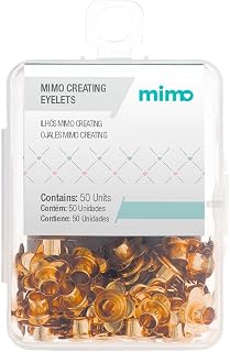 Ilhós Mimo Creating - Flor - Dourado - 4,5 mm - 50 Unids