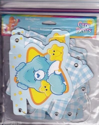 Banner de cumpleaños de None Care Bears para niño