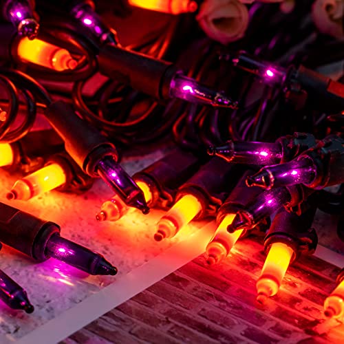 Yuletime DD-L-100E/2F(0.34) 200 Orange & Purple Christmas Lights thumb #7