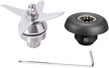 Wet Blade Assembly Replacement for Vita-Mix 5000/5200 Blender Accessories Parts with Drive Socket Kit fits for 64OZ,48OZ,32OZ Standard Containers