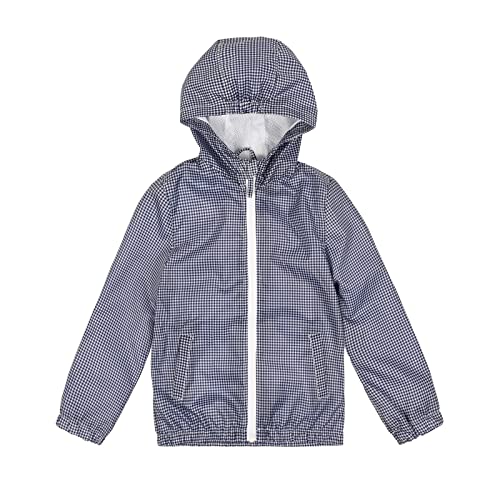 Image of SNOW DREAMS Boys Waterproof Rain Jacket Windbreaker Lightweight Coat Kids Raincoat Outerwear