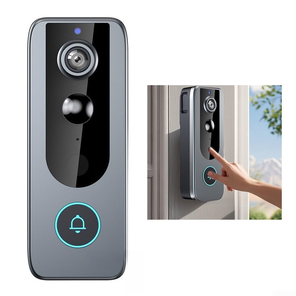 Campanello Video Wireless Impermeabile IP65 per Campanello Video