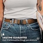 Arcade The Original Slim Unisex Adventure Belt, Narrow Width Elastic Stretch Webbing, Micro Adjust Buckle - Image 5