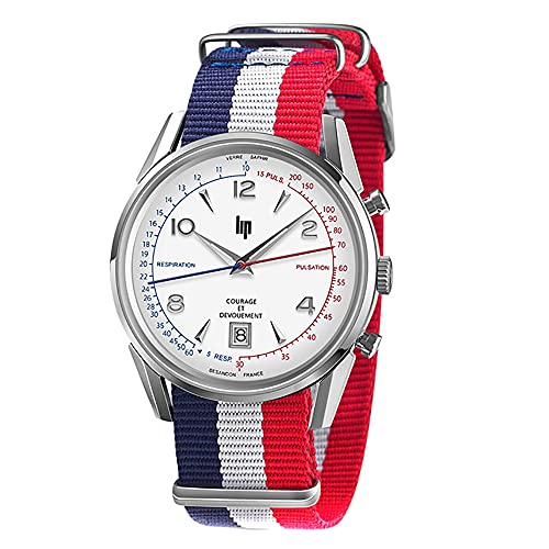 Lip Montre Mixte Quartz : le cadeau idéal avec son bracelet NATO multicolore unique