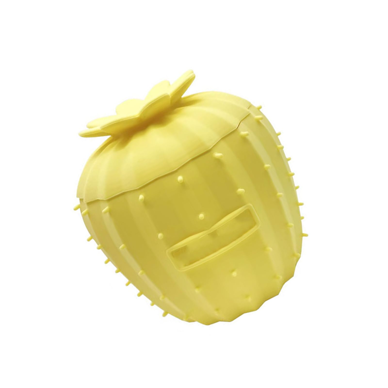 Carotoe Yellow Food Grade Silicone Butter Storage Container Airtights Seal For Preserving Freshing Dishwasher Safe Freshing Storage Jar