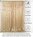 ShinyBeauty PHOTOBOOTH Backdrop - 4FTx7FT - Light Gold Sequin Fabric, Wedding & Rust Backdrop, Photography Curtains