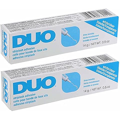 DUO Strip Eyelash Adhesive Clear, for Fake Strip Lash, 0.5 oz, 2-Packs Cover