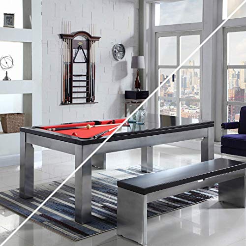 Playcraft Monaco 8' Slate Pool Table With Dining Top #TOP1
