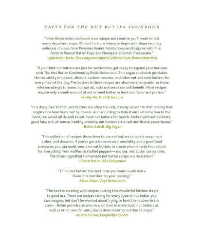 The Nut Butter Cookbook: 100 Delicious Vegan Recipes Made Better with Nut Butter