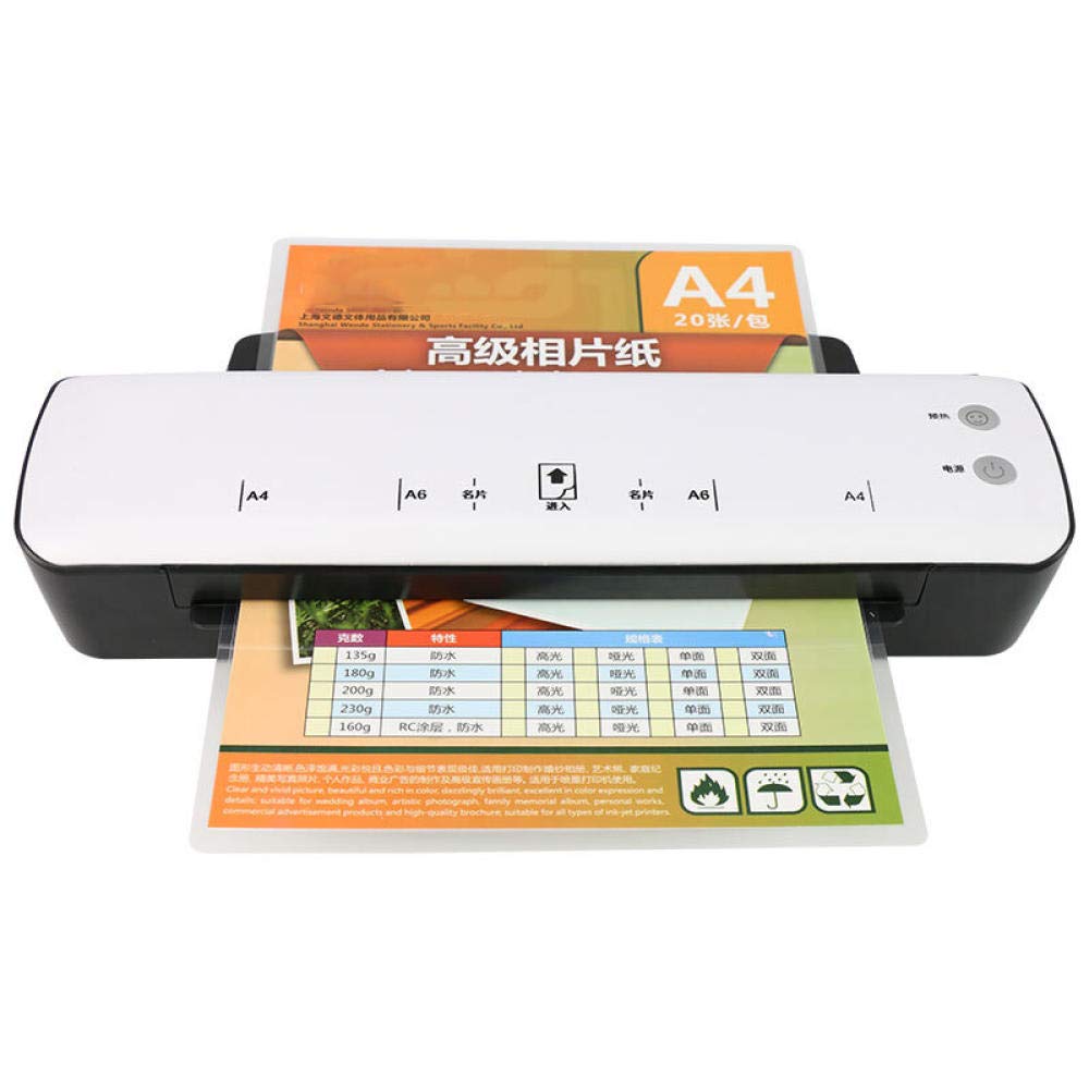 Thermal laminator，A4 Cold & hot Fast Warming up 3-5 Minutes preheating 2 Rolls Laminating Machine Support Board Paper Maximum Width 230mm.
