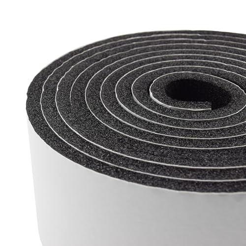 Image of DOBTIM Pipe Insulation Foam Wrap Tape, Self Adhesive with High Resilience for Pipe Insulation Wrap 13 Ft Long x 4 Inch Wide x 3 /8 Inch Thick