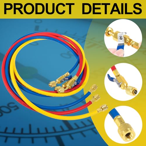Image of YMT 29986 Plus II 1 /4 inch Hose with Compact Ball Valve Fits for Ball Valve R-410A