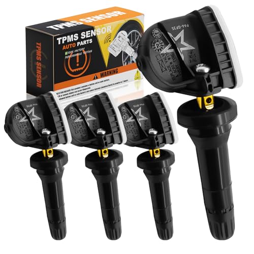 SHOCKENT Upgraded 433MHz TPMS Sensor 13598773 Fits for:-GMC Acadia 2016-2022; Fit for:-Chevy Camaro 2016-2020, Cruze 2016-2019, Impala 2017-2018, Silverado 1500/2500/3500 2019-2022 - 4PCS