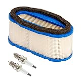 HIFROM Air Filter with Spark Plugs Kit Compatible with Kawasaki FH601V FH641V FH680V FH721V Replace