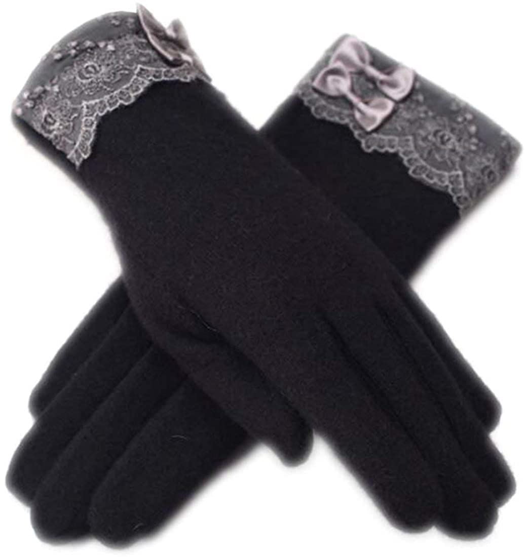 Guantes unisex para adultos, para otoño, simple e invierno, versión glamorosa, pantalla táctil móvil, más gruesos, guantes