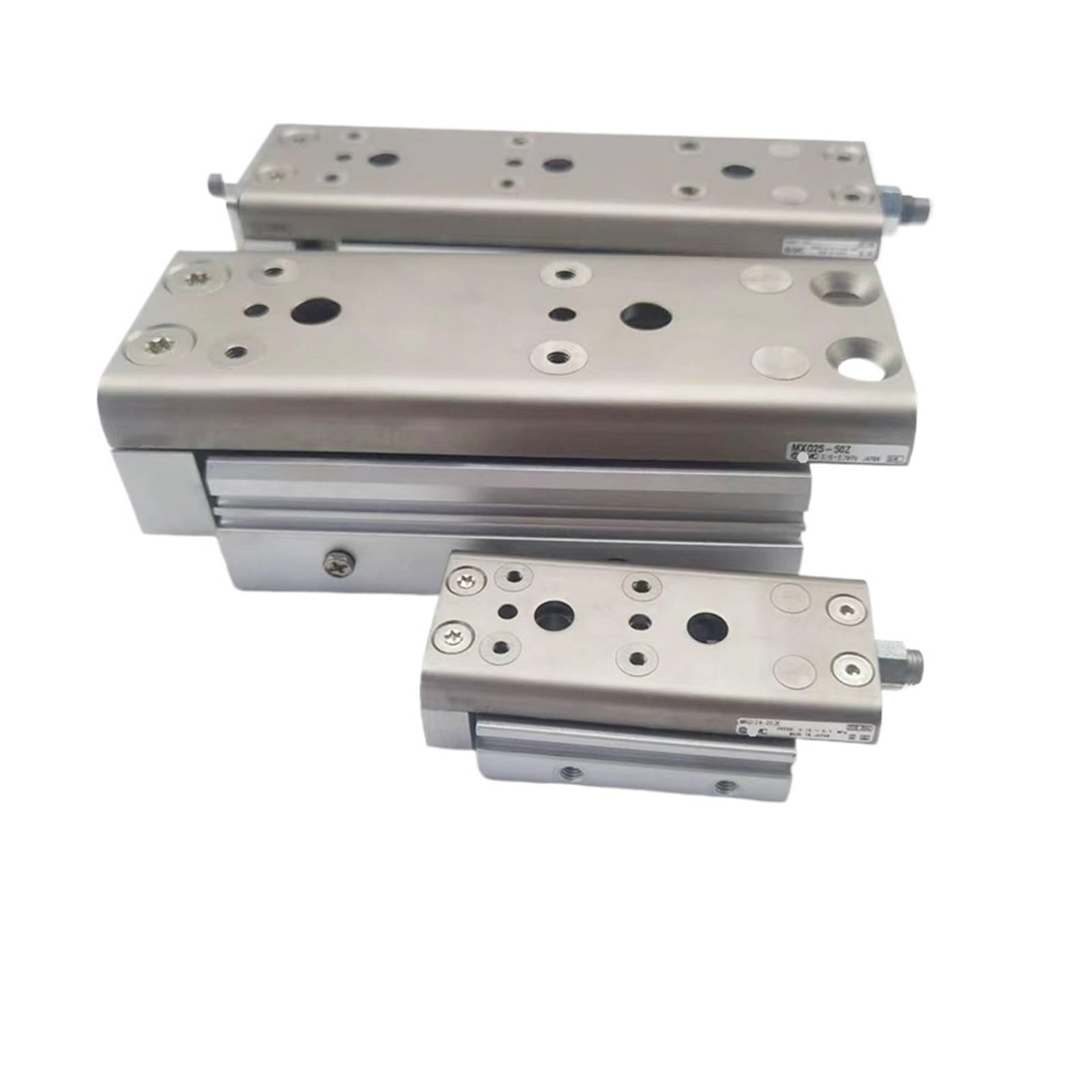 Cylindre de guidage MXQ16A-20Z à double effet pour alignement rigide