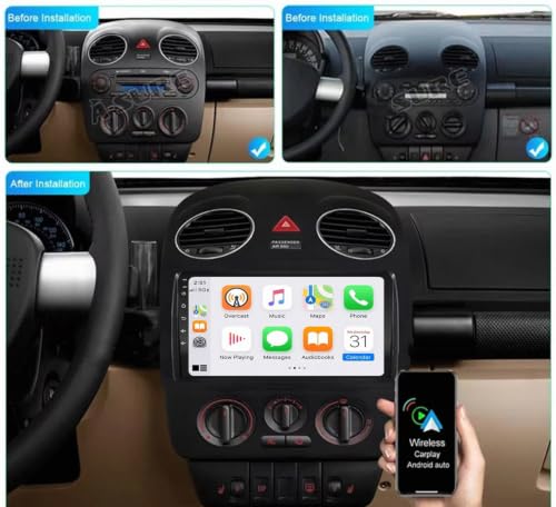 Reproductor de coche para Volkswagen Sharan 2012-2018 con GPS y Android Auto 4G+64G 2