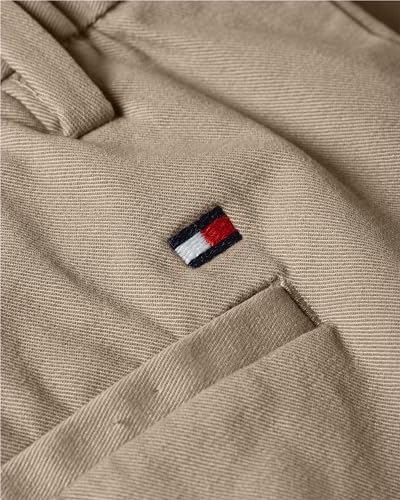 Tommy Hilfiger Herren Chino Hose Bleecker Essential Twill Slim Fit, Beige (Beige), 28W/36L – Ansicht 5