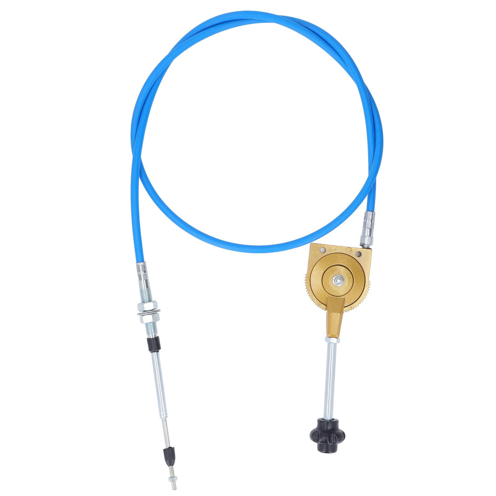 Ausla Cable de Acelerador Manual para Excavadora, Material PU, Conectores de Acero Inoxidable, Cable de 5 M para Excavadoras y Camiones Mezcladores