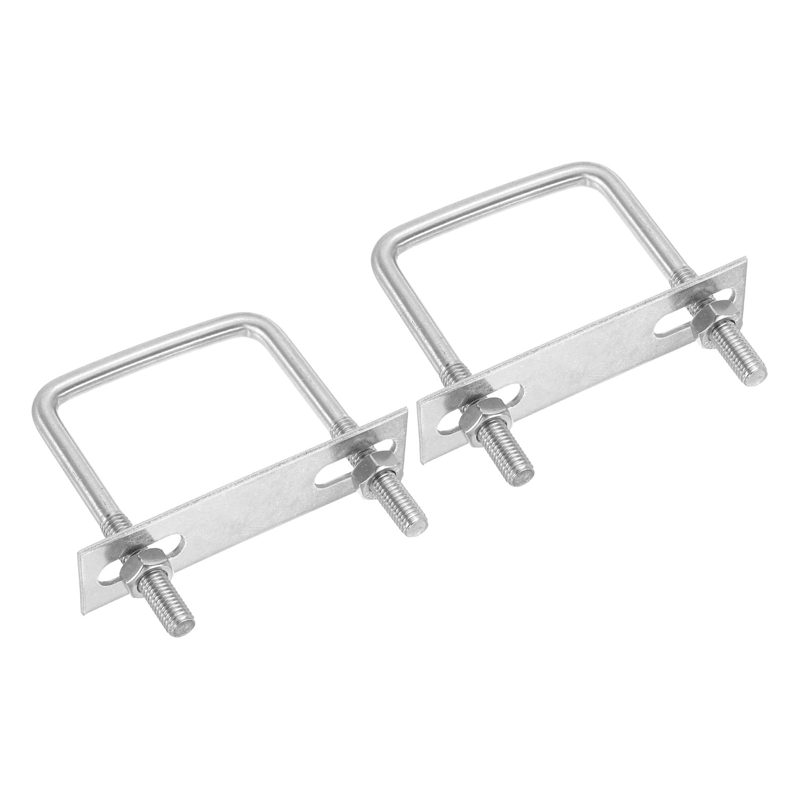 PATIKIL M8x60x60mm Square U-Bolts Kit