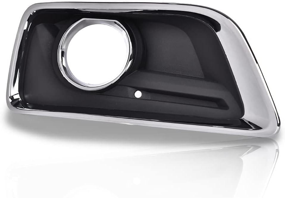 G-PLUS Front Bumper Fog Light Cover Driver and Passenger Side Compatible with Chevy Malibu Eco 2013-2014,Fit Chevy Malibu 2013-2015,Fit Chevy Malibu Limited 2016 Fog Lamp Cover GM1039136 GM1038136