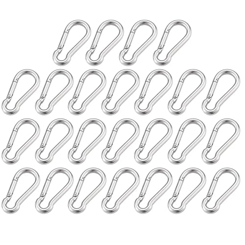 SAJMAKUWLA Karabinerhaken 25 Stück M8