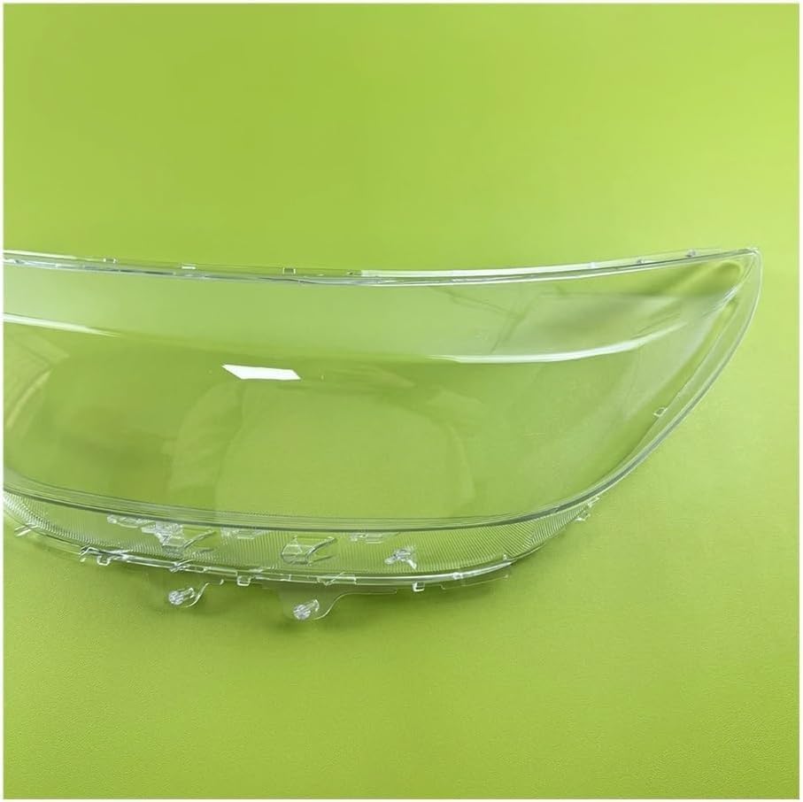 Head light Lens Car Front Head lamp Cover Transparent Shell Replace Original Lampshade Compatible Compatible for Kia KX1 2019 2020 2021 Replacement(A Pair)