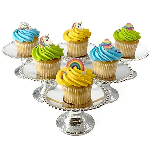 12Pc Cupcake Serving Plate Stand Display (Sliver) #TOP2